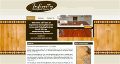 Desktop Screenshot of infinityhardwoodfloors.com